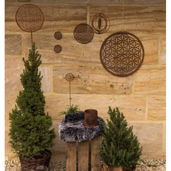 Blume des Lebens Blume des Lebens - Metall Wandbild - Ø 45 cm Großes Wandbild Blume des Lebens mit 45 cm Durchmesser

filigran