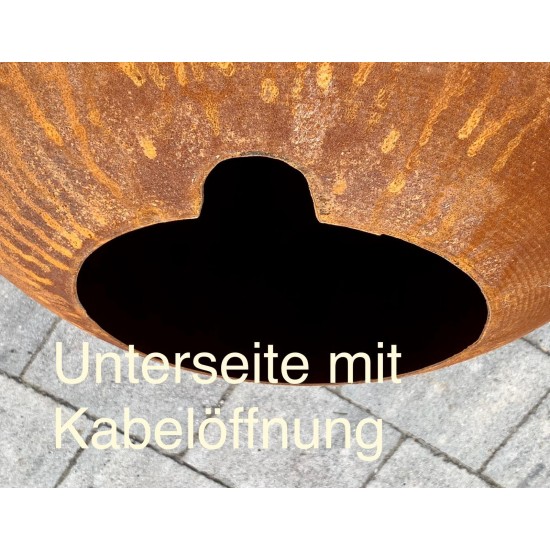 50 cm Dekokugeln in Rost Optik Edelrost Deko Kugel - Ravenna - Durchmesser 50cm Dekorative Edelrost-Kugel Ravenna ist ein schöne