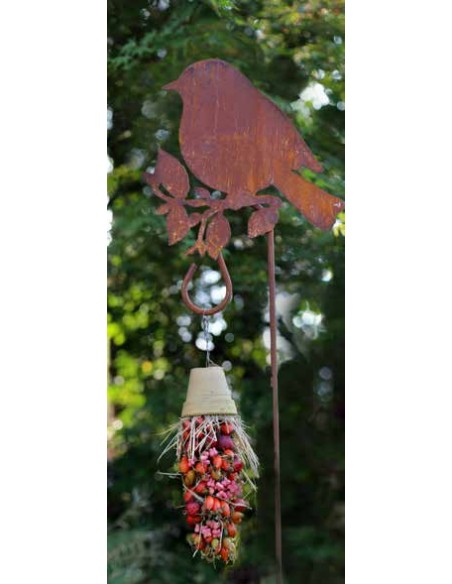 Gartendeko Rost Vogel -A- auf Ast mit Laternenstab - Höhe 28 cm - Gartenstecker - Eisenstange 160 cm 
Höhe 28 cm
Breite 25 cm
 Gartendeko Rost Vogel -A- auf Ast mit Laternenstab - Höhe 28 cm - Gartenstecker - Eisenstange 160 cm 
Höhe 28 cm
Breite 25 cm
