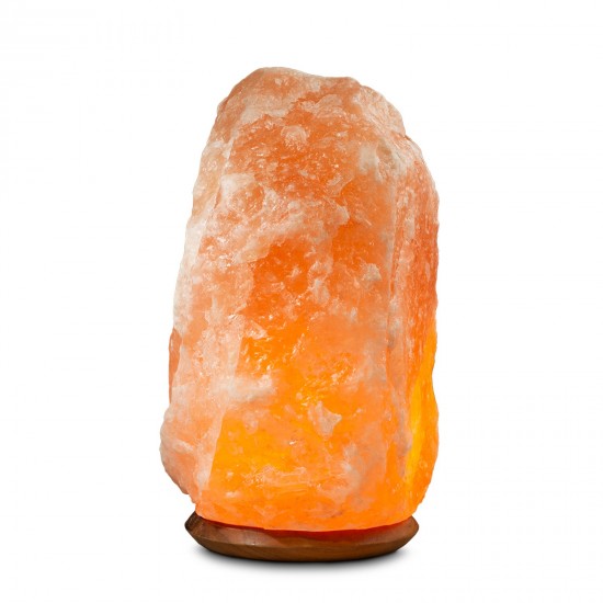 Beleuchteter Salzkristall ROCK ca. 25-30 kg Beleuchteter Salzkristall ROCK ca. 25-30 kg, mit Holzsockel - Handgefertigt au