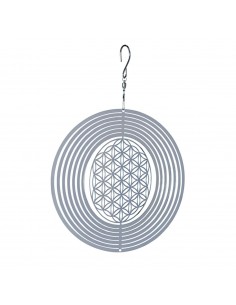 COSMO Windspiel - BLUME DES LEBENS - ca. 20 cm NATURE'S MELODY - COSMO Windspiel BLUME DES LEBENS, ca. 8 Zoll / ca. 20 cm