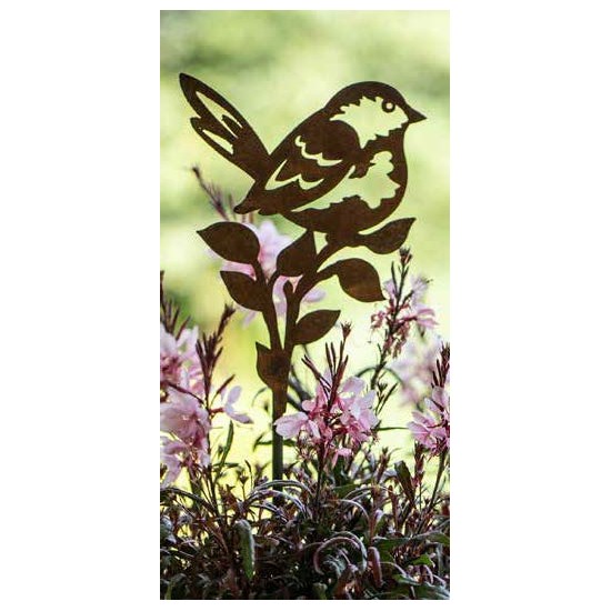 Piepmatz - Meise als Gartenstecker - groß- Höhe 24 cm 
Süße kleine Piepmätze im Gegenlicht
Höhe 24 cm
Breite 17,9 cm
S