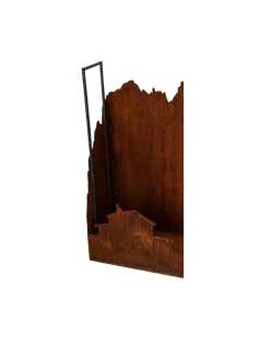 Holzstapler - Dolomiten mit Hütte - klein 
Großer, schwerer Holzstapler, der viel Platz fürFeuerholz bietet un 2