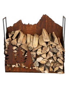 Holzstapler - Berge - groß 
Hol dir Alpinflair nach Hause
Holzstapler „Berge“mit Boden und Vierkantseiten
Hö