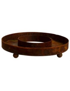 Schwerer Kerzenleuchter-Ring auf Kugeln 
Natürlich ist dieser Ring nicht nur für Kerzendekos gedacht, sondern ist auch fü 2