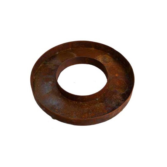 Schwerer Kerzenleuchter-Ring auf Kugeln 
Natürlich ist dieser Ring nicht nur für Kerzendekos gedacht, sondern ist auch fü