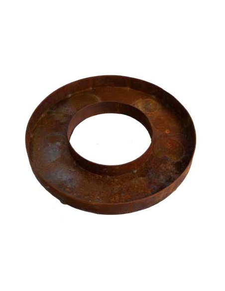 Schwerer Kerzenleuchter-Ring auf Kugeln 
Natürlich ist dieser Ring nicht nur für Kerzendekos gedacht, sondern ist auch fü