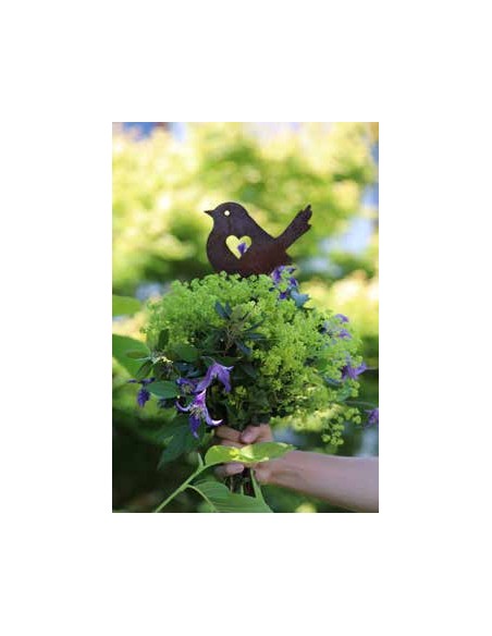 Geschenkideen aus Rost mit Vogel für Familie und Freunde