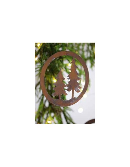 Wald im Ring - Hänger rund 
Durchmesser 13,8 cm