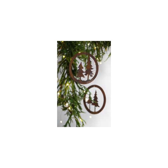 Wald im Ring - Hänger rund 
Durchmesser 13,8 cm