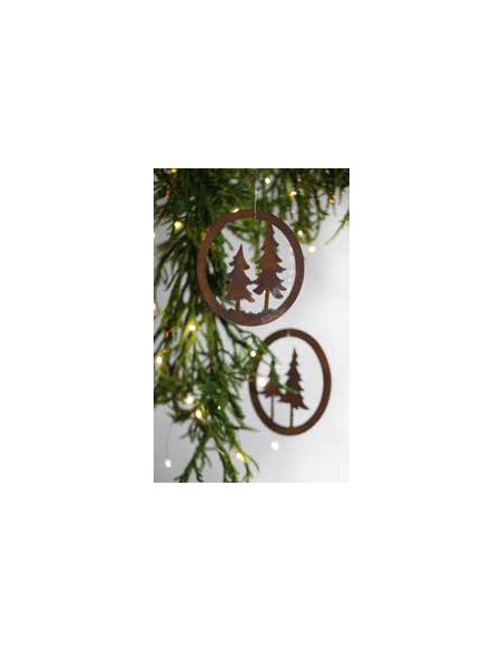 Wald im Ring - Hänger rund 
Durchmesser 13,8 cm