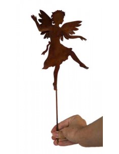Tanzender Engel als Gartenstecker
