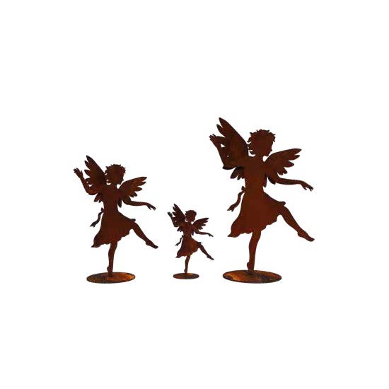 Tanzender Engel aus Rost Edelrost kein Edelstahl