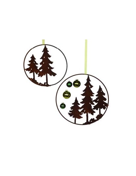 3 Tannen im Ring zum Aufhängen 
Durchmesser 50 cm 3 Tannen im Ring zum Aufhängen 
Durchmesser 50 cm