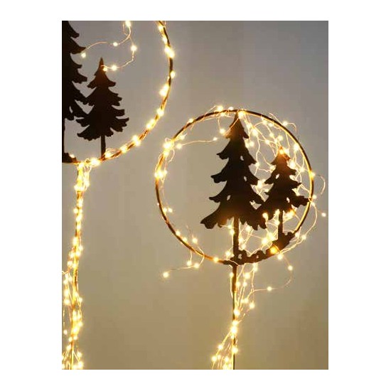 Tannen im Ring mit Steckverbindung - klein