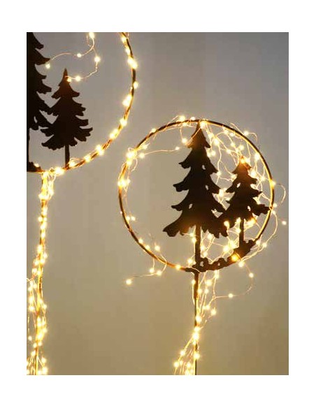 Tannen im Ring mit Steckverbindung - klein