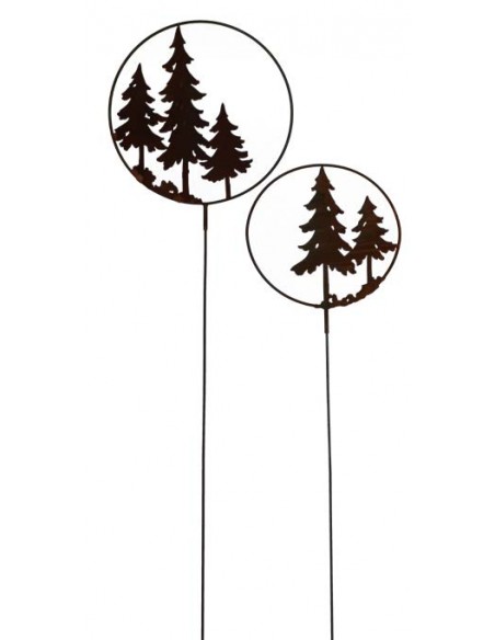 Tannen im Ring mit Steckverbindung - groß