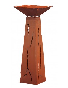 Säule Trapez Mystik 116,5 cm hoch inkl. Schale