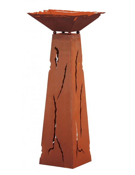 Säule Trapez Mystik 116,5 cm hoch inkl. Schale