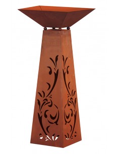 Säule Trapez - Ranke - inkl. Schale - klein - Höhe 96,5 cm