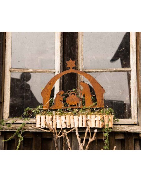 Start Gartenstecker Krippe 30 x 39 cm 
30 x 39 cm plus Secker 10 cm
