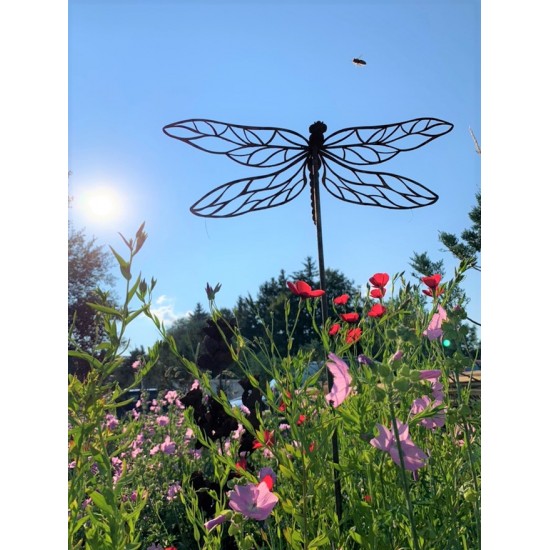 Tierstecker Edelrost Libelle - Dragonfly - fliegende Libelle