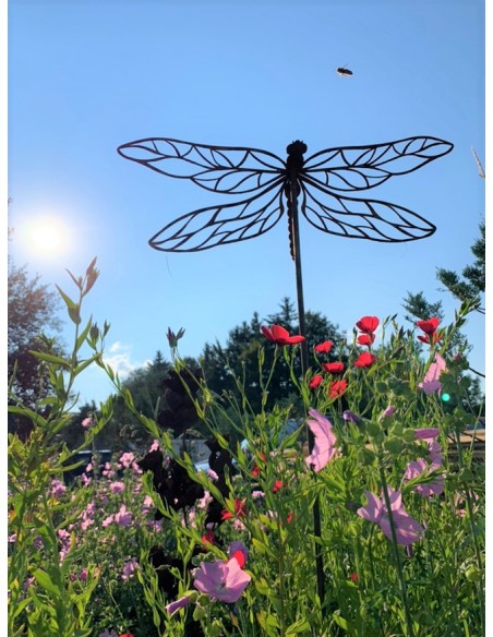 Tierstecker Edelrost Libelle - Dragonfly - fliegende Libelle