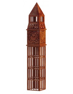 London Big Ben Skulptur aus Metall - Höhe 160 cm - Wahrzeichen als Gartendeko