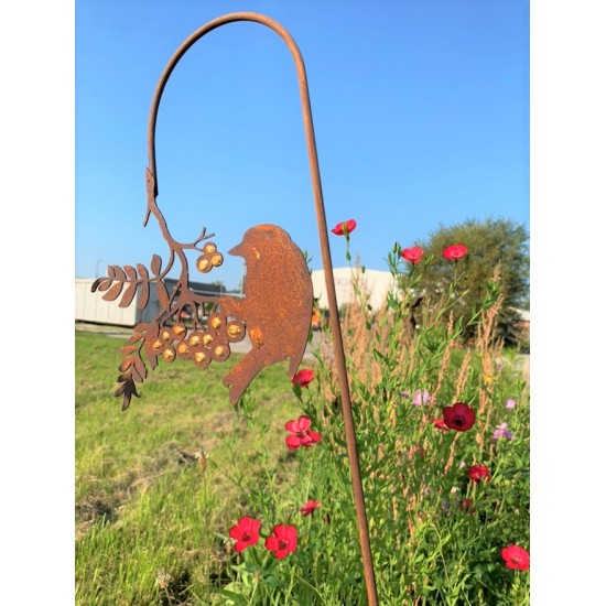 Naturprodukt Dekoration für den Garten aus Rost - kein Cortenstahl kein Edelstahl