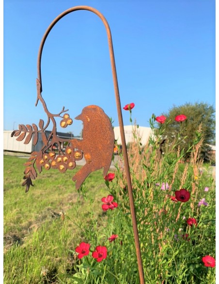 Naturprodukt Dekoration für den Garten aus Rost - kein Cortenstahl kein Edelstahl