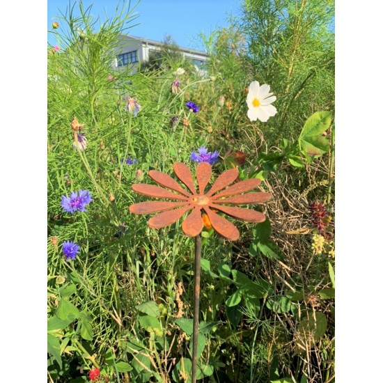 Naturrost Gartenstecker Dekoration - kein Cortenstahl und kein Edelstahl
