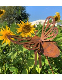 Fliegende Hummel als Gartenstecker - 20 cm breit 2
