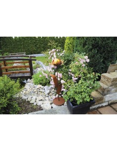 Glasblume Tina - Tulpe - Höhe 86 cm - Kugel Rot 2