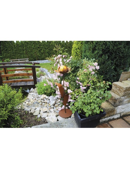 Glasblume Tina - Tulpe - Höhe 86 cm - Kugel Hellgrün Glasblume Tina - Tulpe - Höhe 86 cm - Kugel Hellgrün