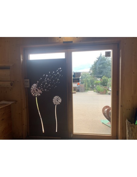 Pusteblumen Sichtschutzwand Pusteblume - Höhe 180 cm - Trennwand Metall Edelrost Sichtschutzwand - Pusteblume
Die Pusteblume ha
