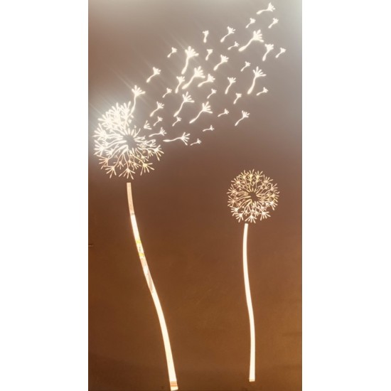 Pusteblumen Sichtschutzwand Pusteblume - Höhe 180 cm - Trennwand Metall Edelrost Sichtschutzwand - Pusteblume
Die Pusteblume ha
