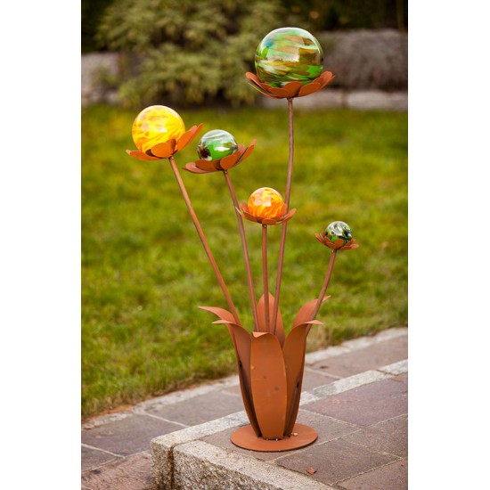 Glasblume Blumenzauber 2 - Höhe 120 cm