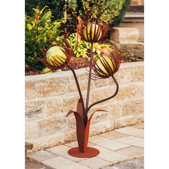 Glasblume - Löwenzahn - Höhe 110 cm
