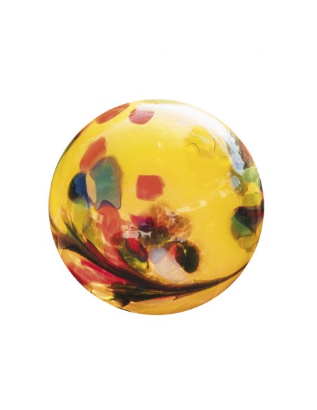 Gelbe Glaskugel Gelbe Glaskugel