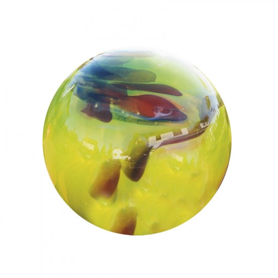 Hellgrüne Glaskugel