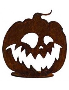 Kürbis Halloween Deko - rostiger Kürbis