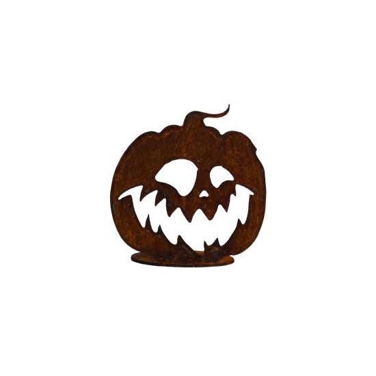 Kürbis Halloween Deko - rostiger Kürbis