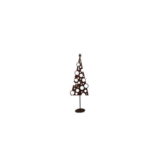 Weihnachtsbaum Metall und Edelrost Christbaum mit Löchern - klein - Höhe 145 cm 
Moderner Christbaum mit Löchern
mit Rohr/ Ste