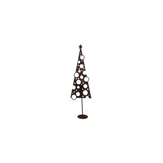 Weihnachtsbaum Metall mit Löchern für Weihnachtskugeln