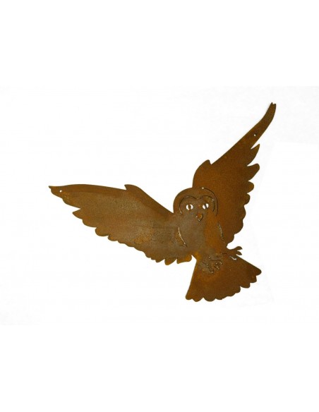 fliegende Schleiereule zum Aufhängen - 35 cm breit