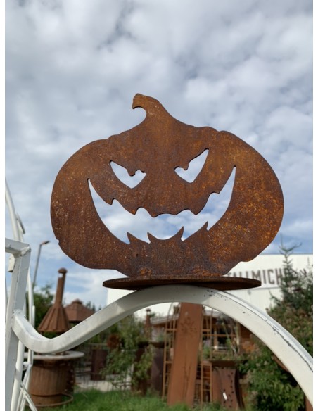 Herbstdeko Halloween Kürbis - E 21 cm breit Der Extra-Böse Kürbis wirkt im Kerzenschein einfach nur klasse! Ein echter Hingucker