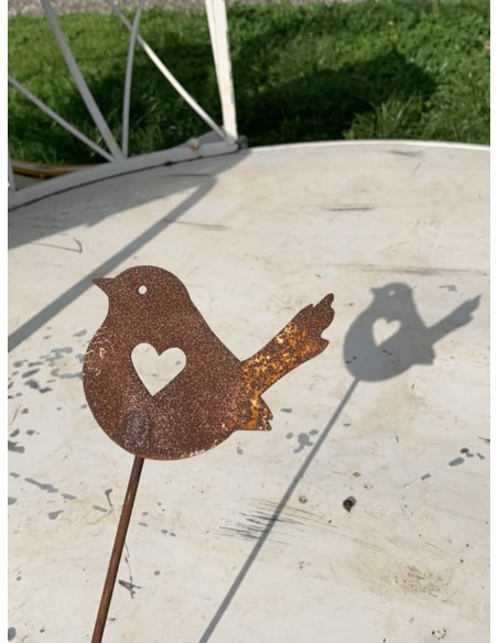 Vogeldeko als Stecker für Blumen Dekoration