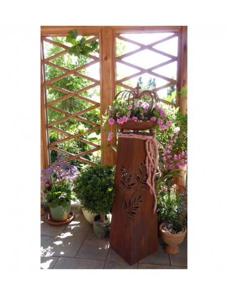 Farn Serie Konusgefäß -Farn -  Höhe 120 cm Höhe 120cm
mit 4x Stahlkugeln Ø40mm
oben kann eine passende Pflanzschale (siehe Zub