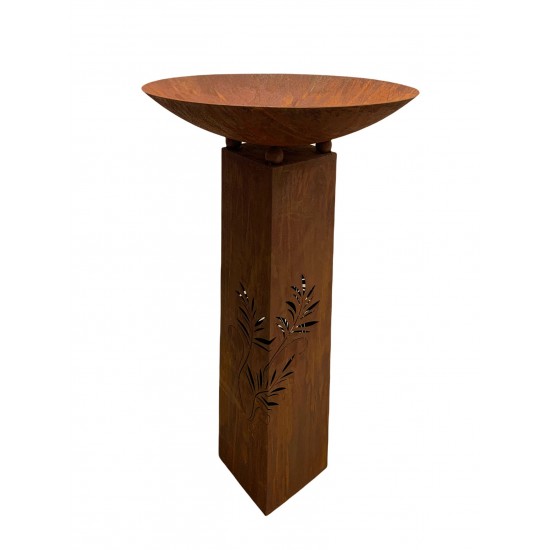 Farn Serie Konusgefäß -Farn -  Höhe 120 cm Höhe 120cm
mit 4x Stahlkugeln Ø40mm
oben kann eine passende Pflanzschale (siehe Zub