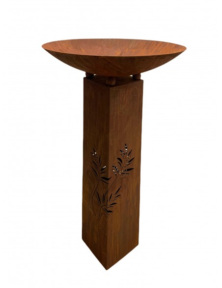 Farn Serie Konusgefäß -Farn -  Höhe 120 cm Höhe 120cm
mit 4x Stahlkugeln Ø40mm
oben kann eine passende Pflanzschale (siehe Zub